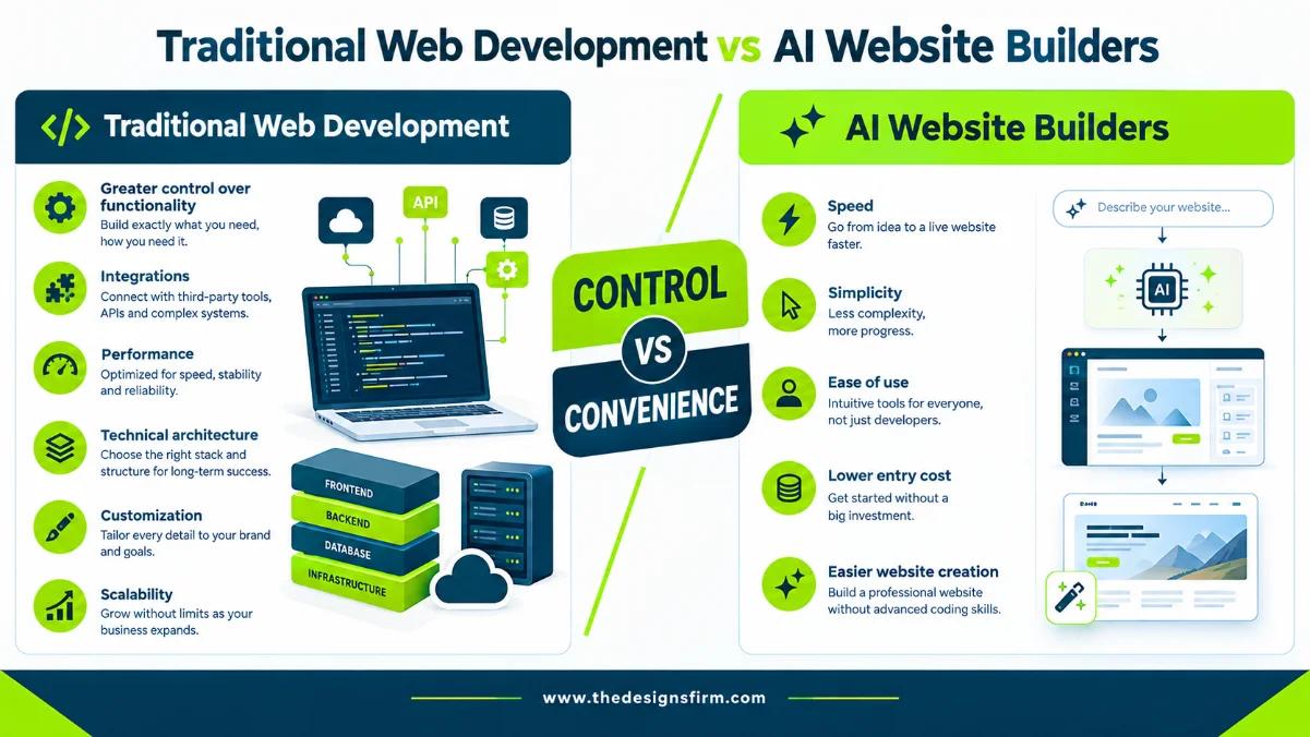 Traditional web development vs ai website builders 4 Traditional web development vs ai builders