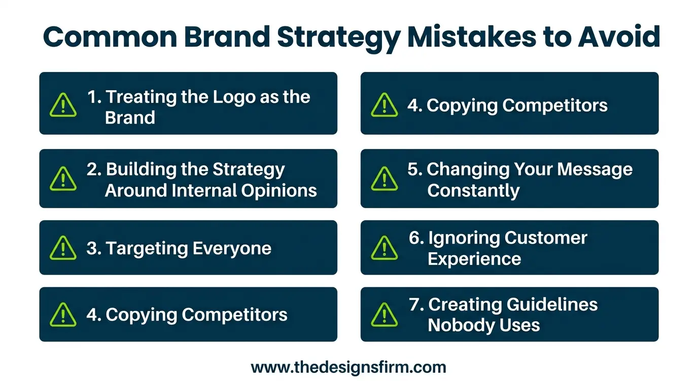 Common brand strategy mistakes