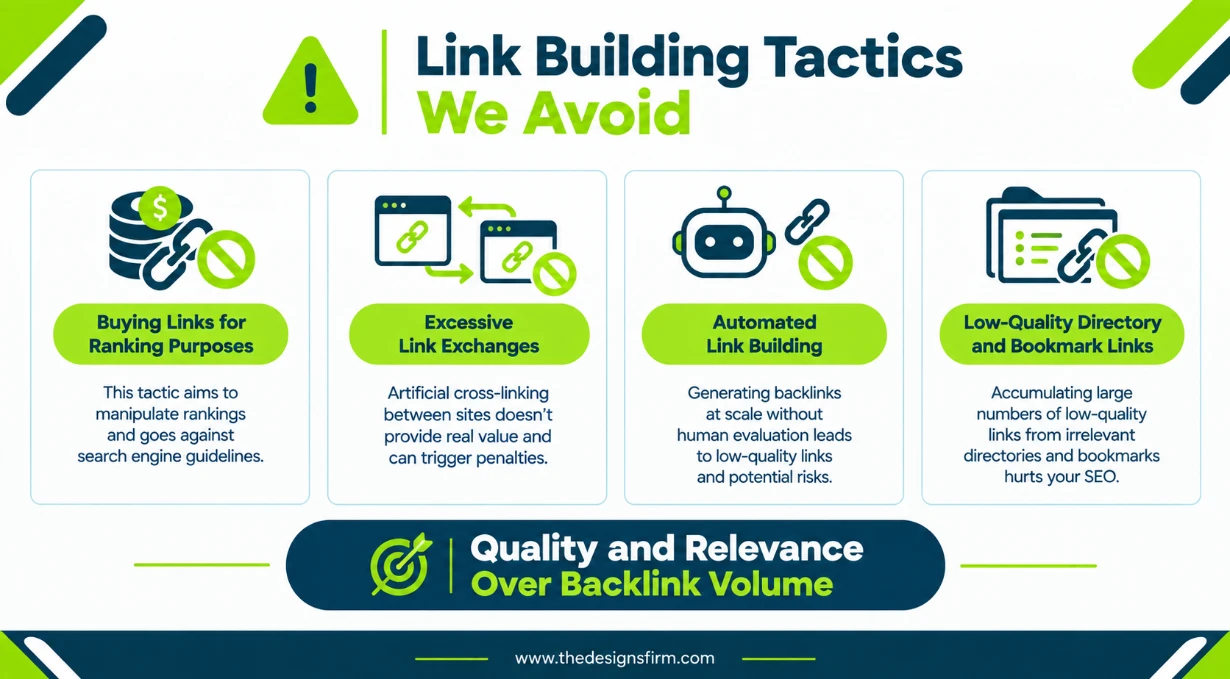 Link-building tactics to avoid