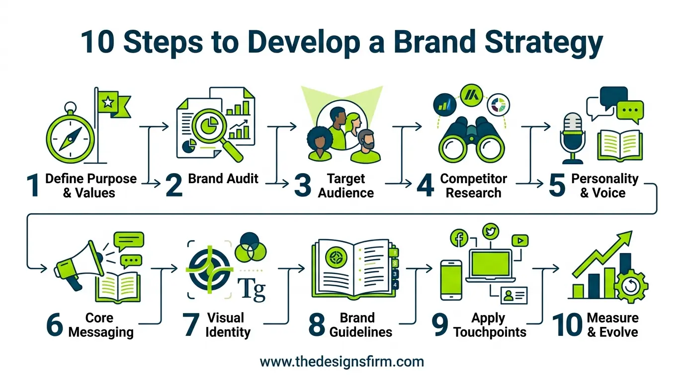 Steps to develop a brand strategy