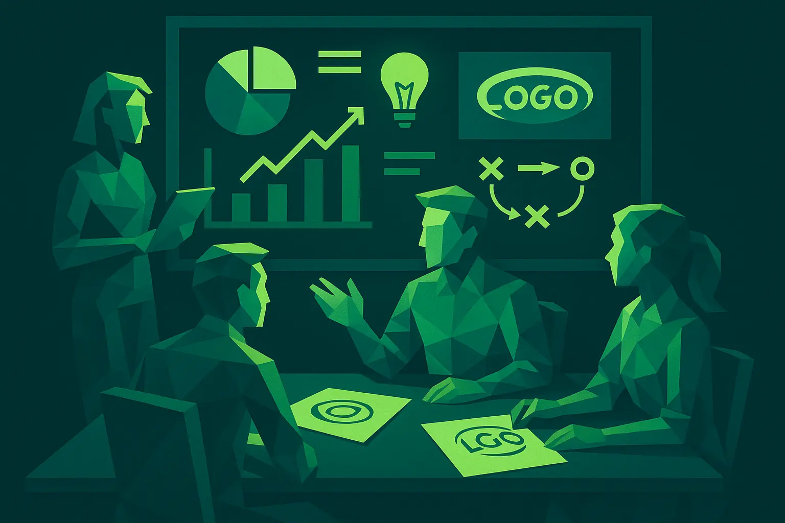 A creative process built on strategy