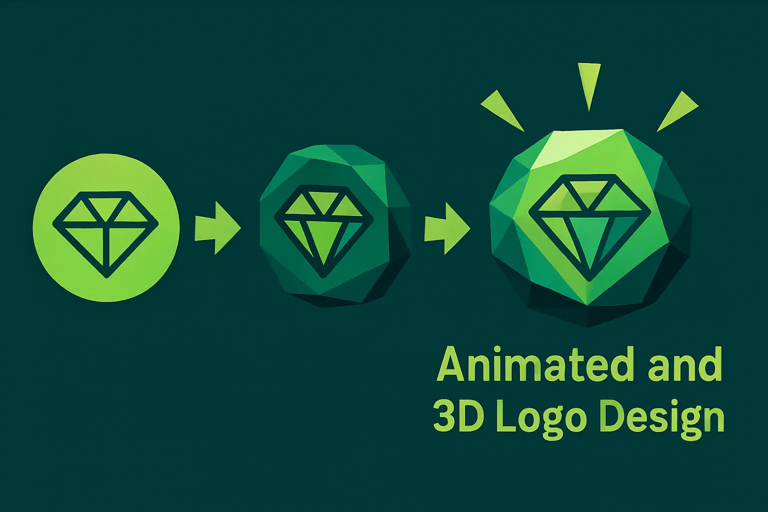 Animated and 3d logo design