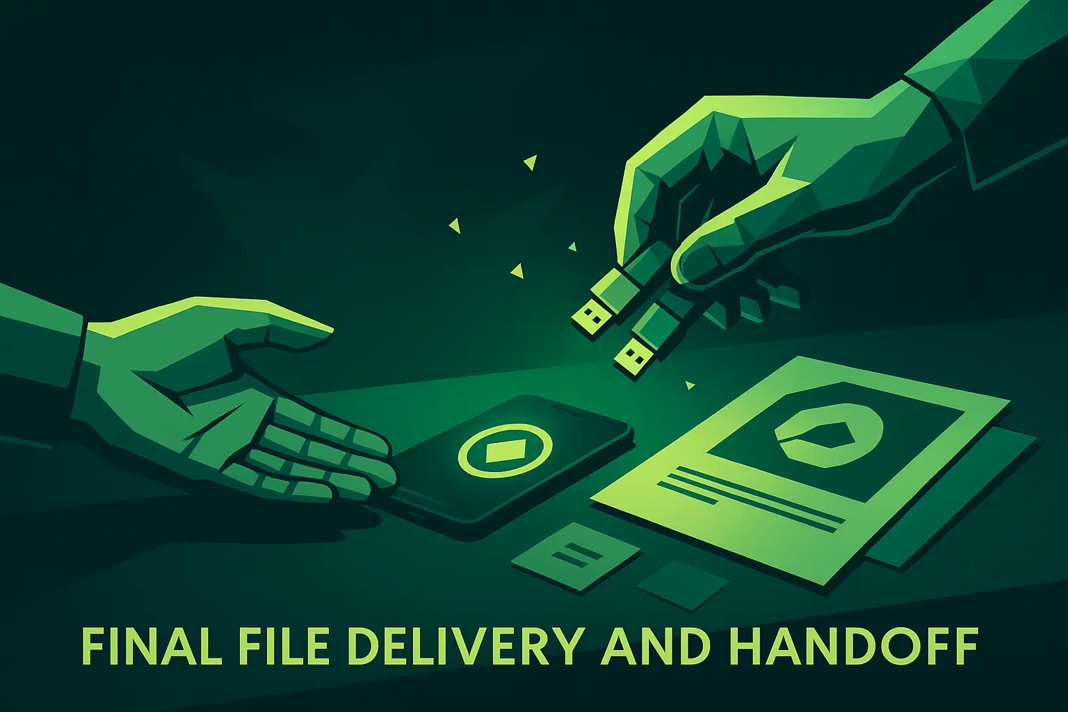 Final file delivery and handoff