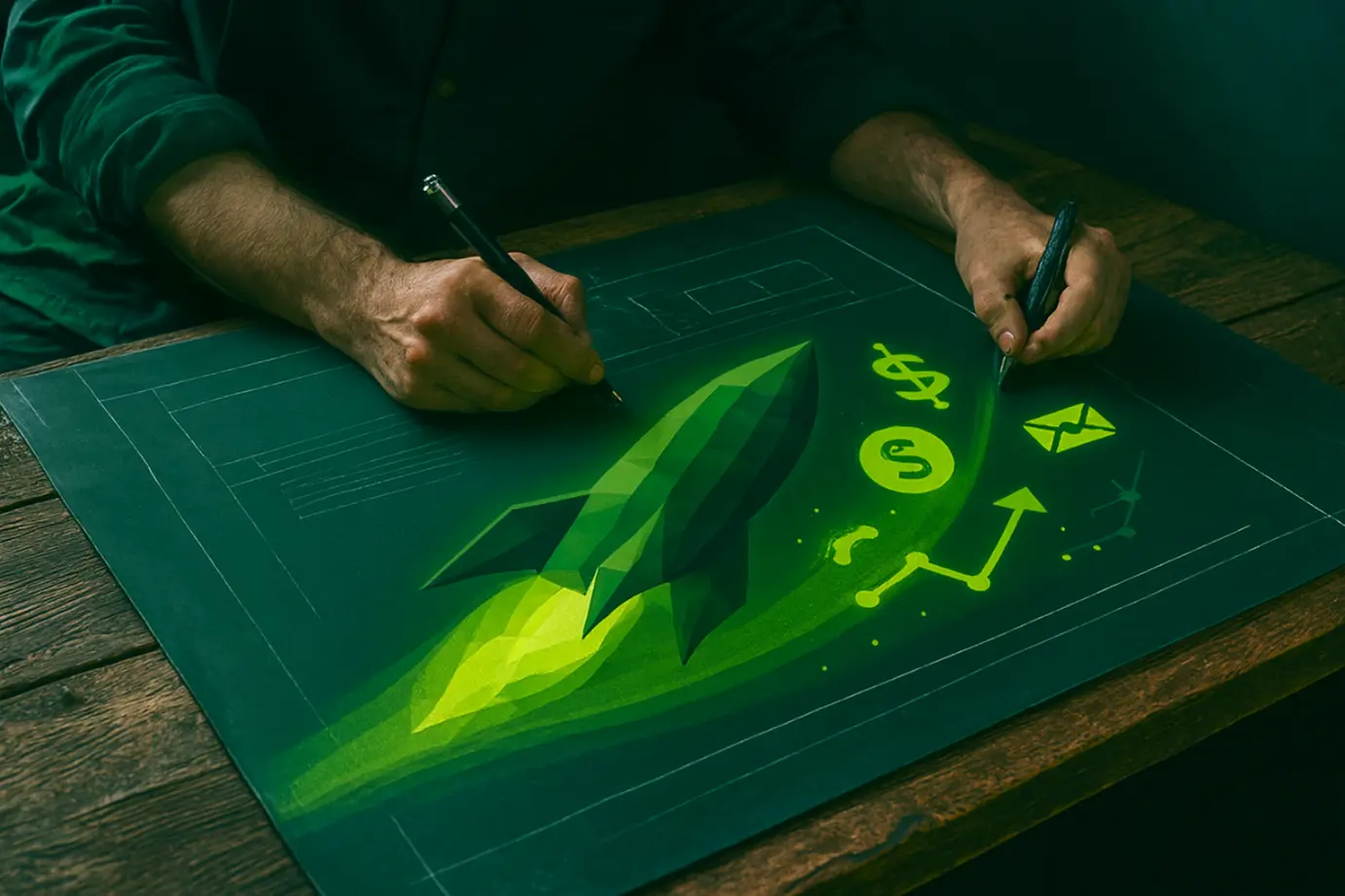 Integrated graphic designing for branding