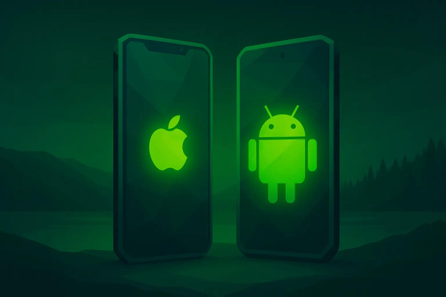 Mobile app design for ios and android