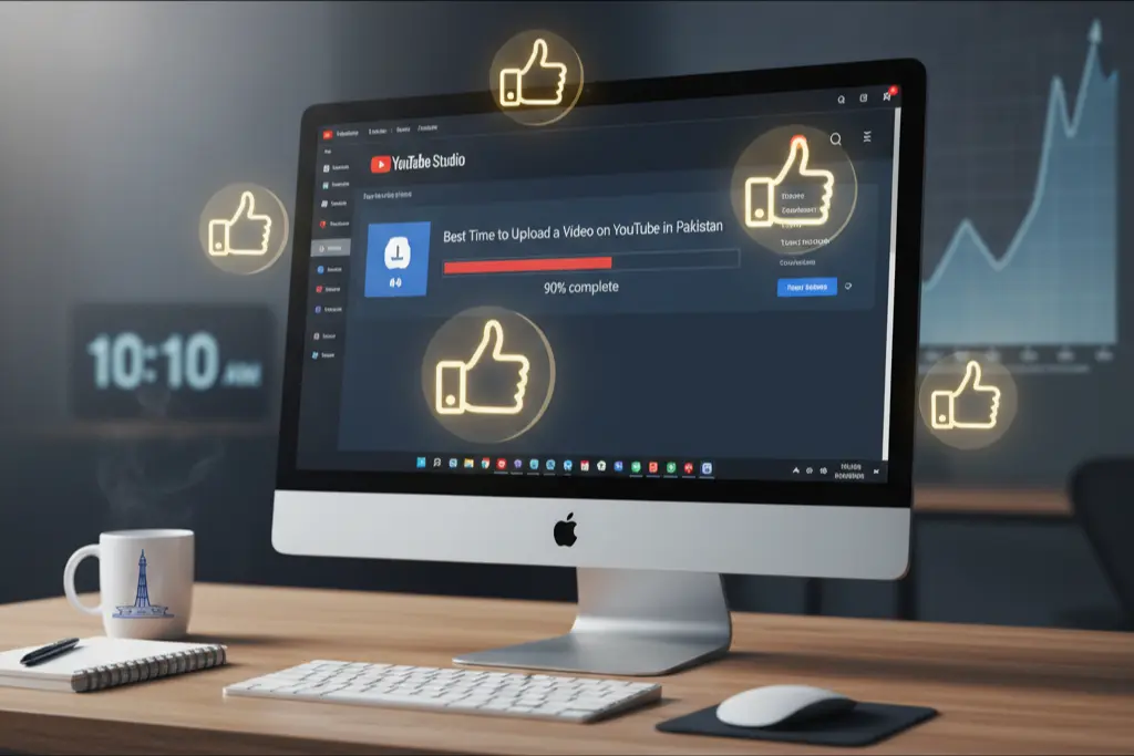 Best time to upload a video on youtube in pakistan