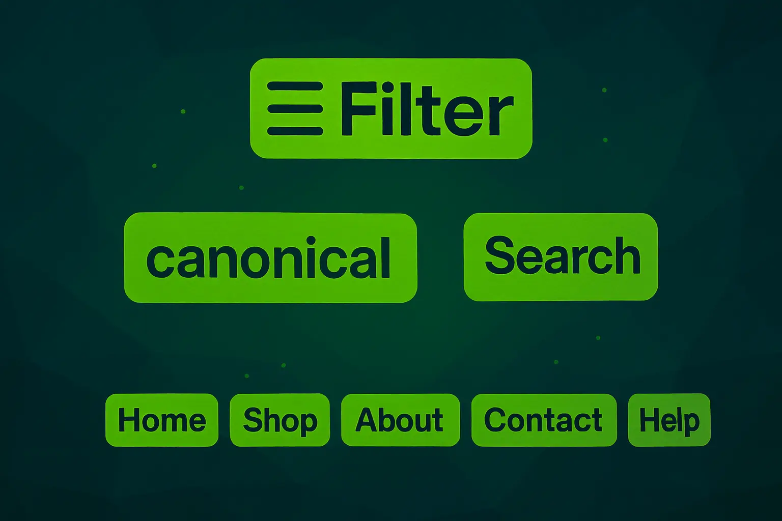 Faceted navigation and canonicalization