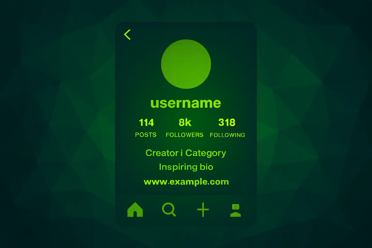 Instagram profile and bio optimization
