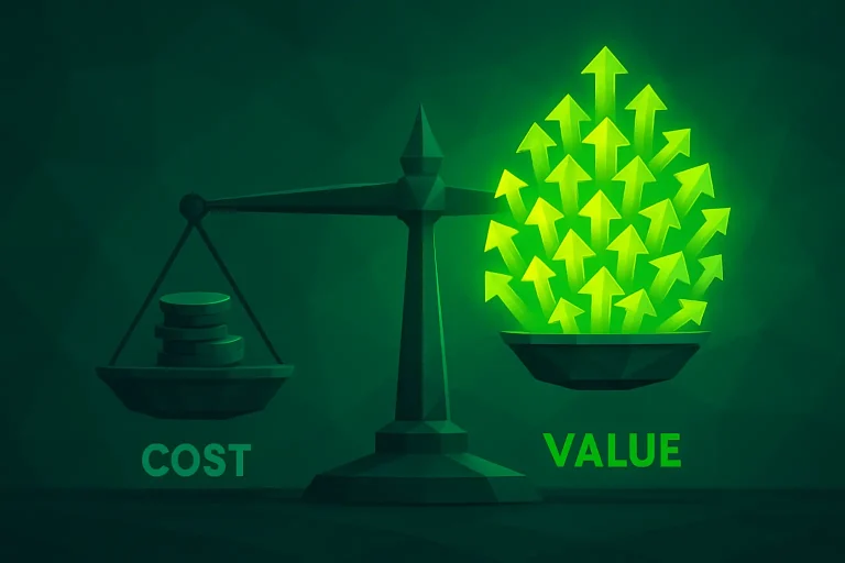 How much does organic content cost