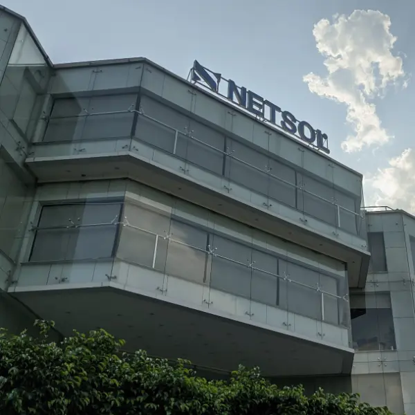 Closer view of netsol technologies lahore building