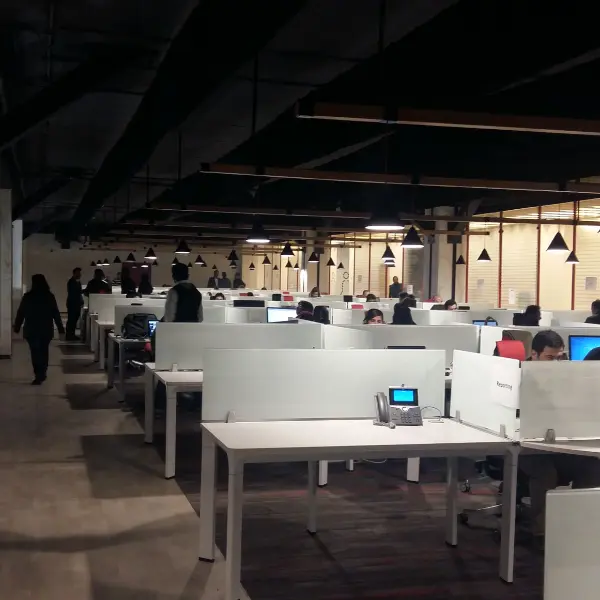 Work place of afiniti office