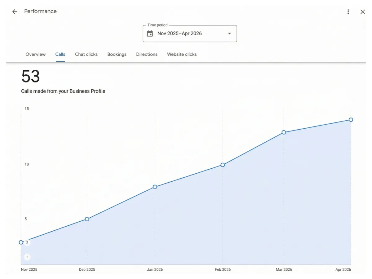 Local seo calls data