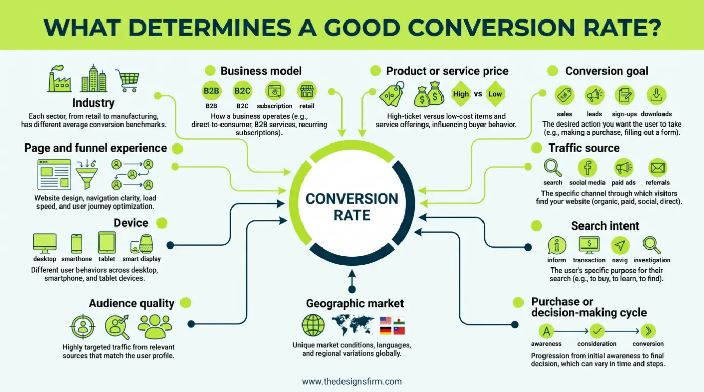 Conversion rate factors