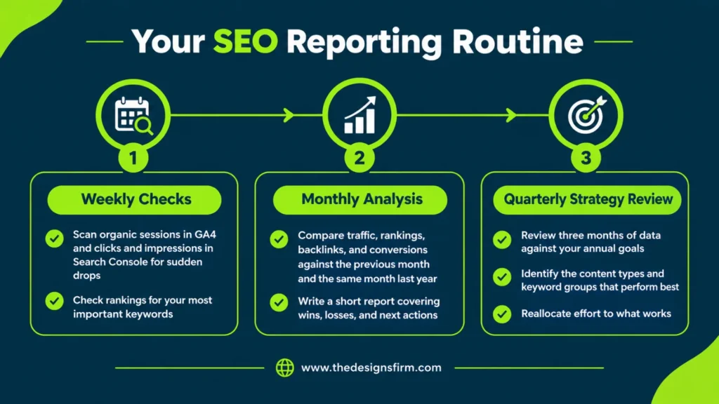 Seo reporting routine